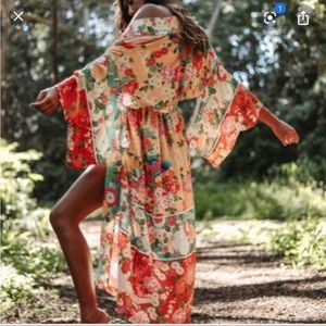 Spell (Rare) Delilah Maxi Kimono New w/o Tags